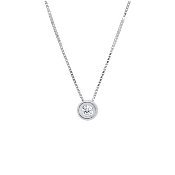 Collana Gioielleria Dossena  Donna in Oro Diamante 0.05 Ct 204816 - 204816